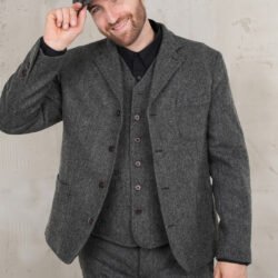 Surveyor Jacket Dundee Grey Pike Brothers — veste vintage, vue de face