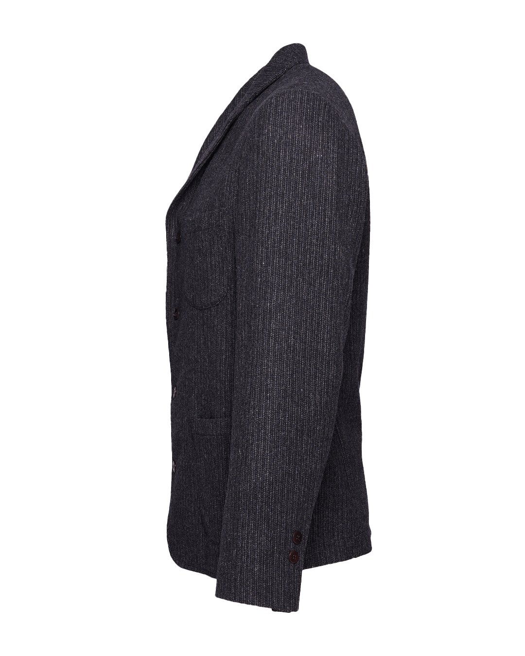 Surveyor Jacket Glasgow Grey Pike Brothers — veste vintage, détail des finitions