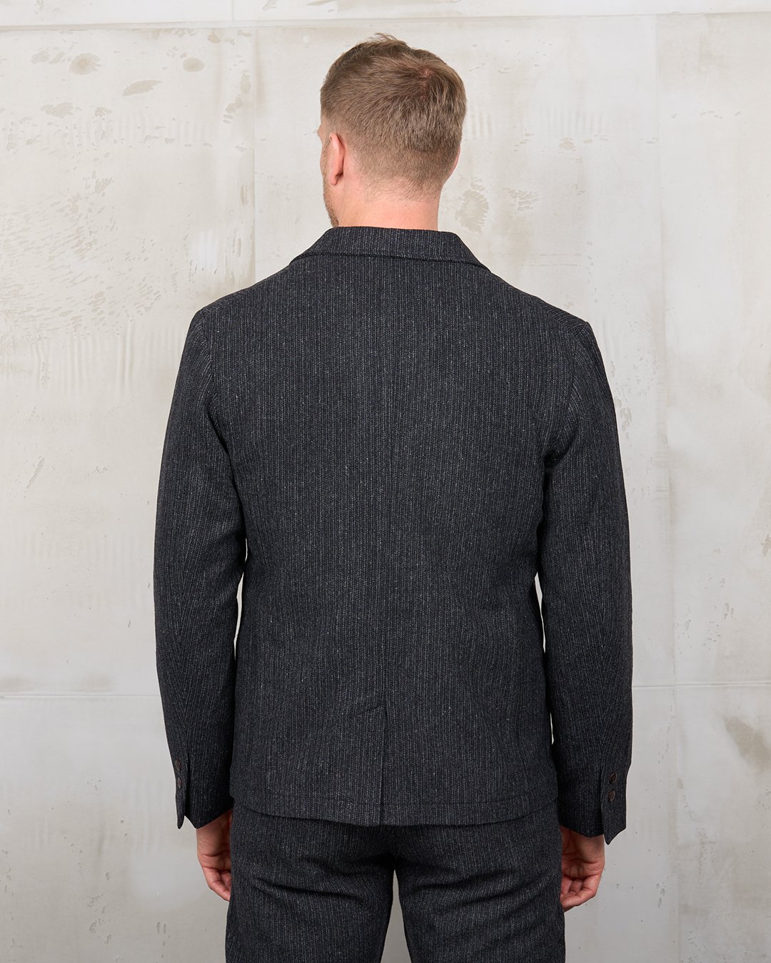 Surveyor Jacket Glasgow Grey Pike Brothers — veste vintage, porté en situation