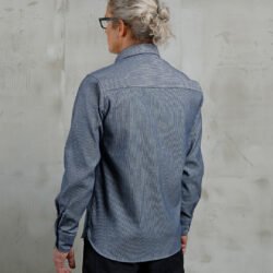 Surveyor Shirt Boltacco Blue Pike Brothers — vintage shirt, back view