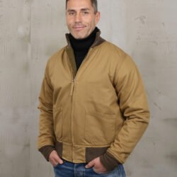 Tanker Jacket Khaki Pike Brothers — veste vintage, vue de dos Tanker Jacket Khaki Pike Brothers — veste vintage, vue de dos