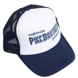 Trucker Cap Pb Logo Pike Brothers — casquette vintage, vue de dos Trucker Cap Pb Logo Pike Brothers — casquette vintage, vue de dos