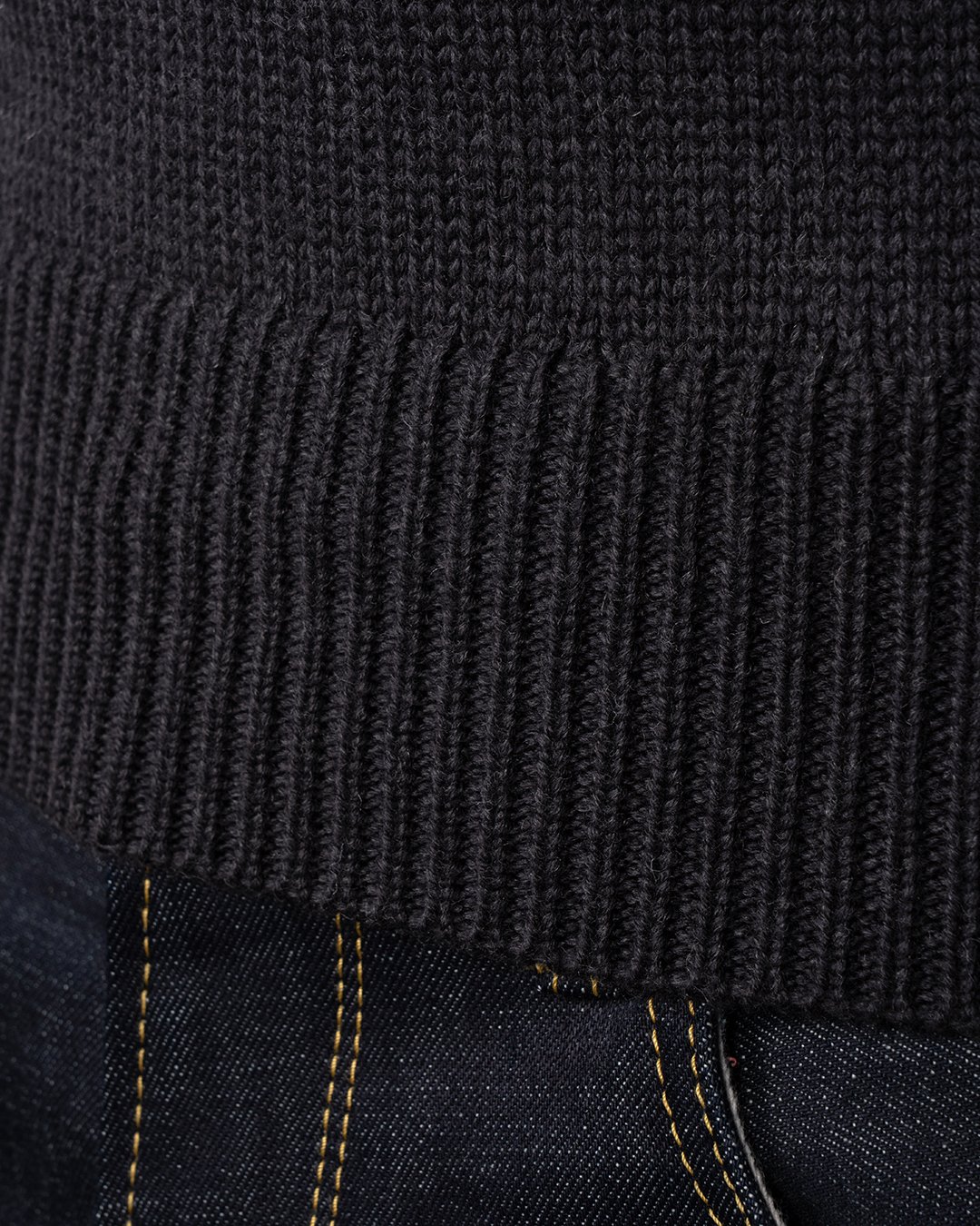 Turtle Neck Anthracite Pike Brothers — vintage accessory, finish detail