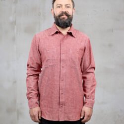 Usn Chambray Shirt Harbor Pike Brothers — vintage shirt, front view