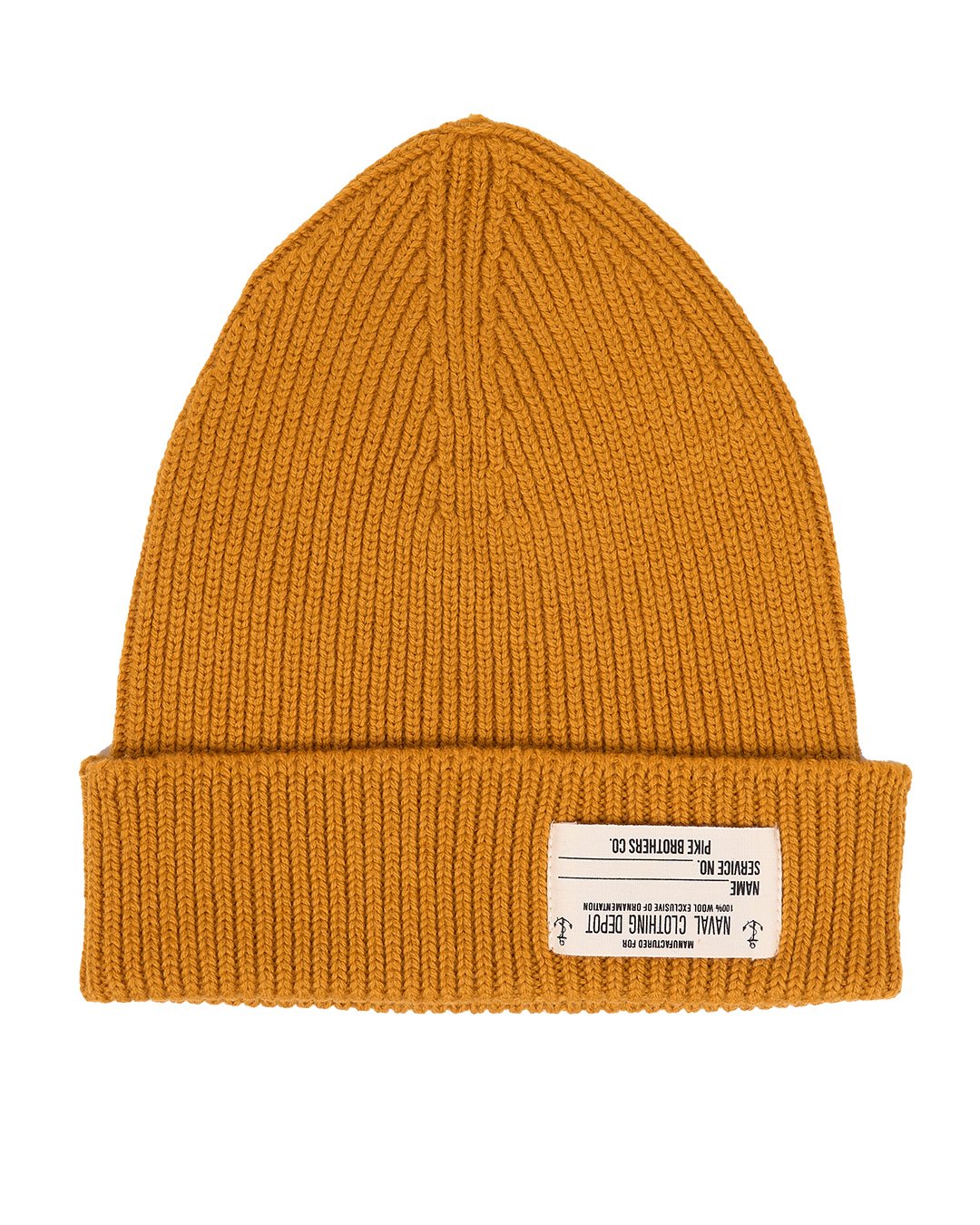 Usn Watch Cap Yellow Pike Brothers — vintage cap, back view