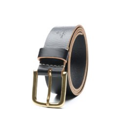 Utility Belt Black Pike Brothers — ceinture vintage, vue de face