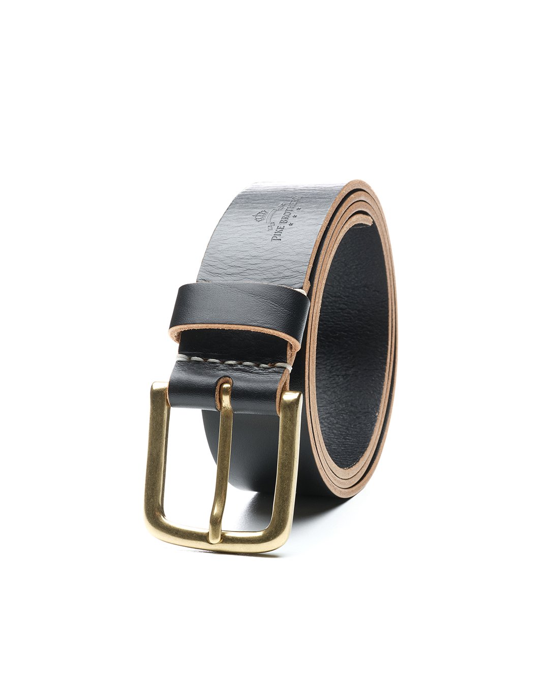 Utility Belt Black Pike Brothers — vintage belt, front view