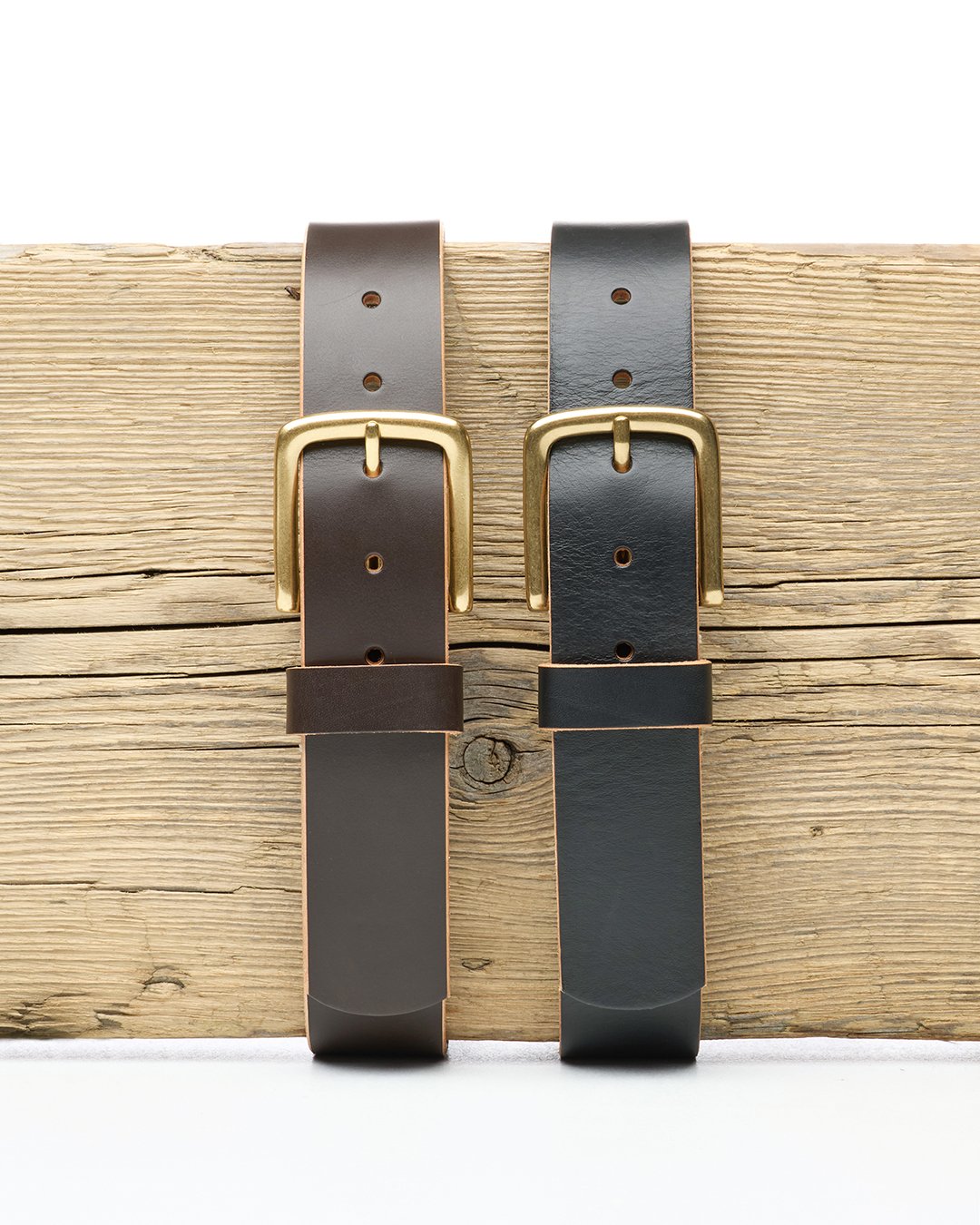 Utility Belt Black Pike Brothers — vintage belt, side view