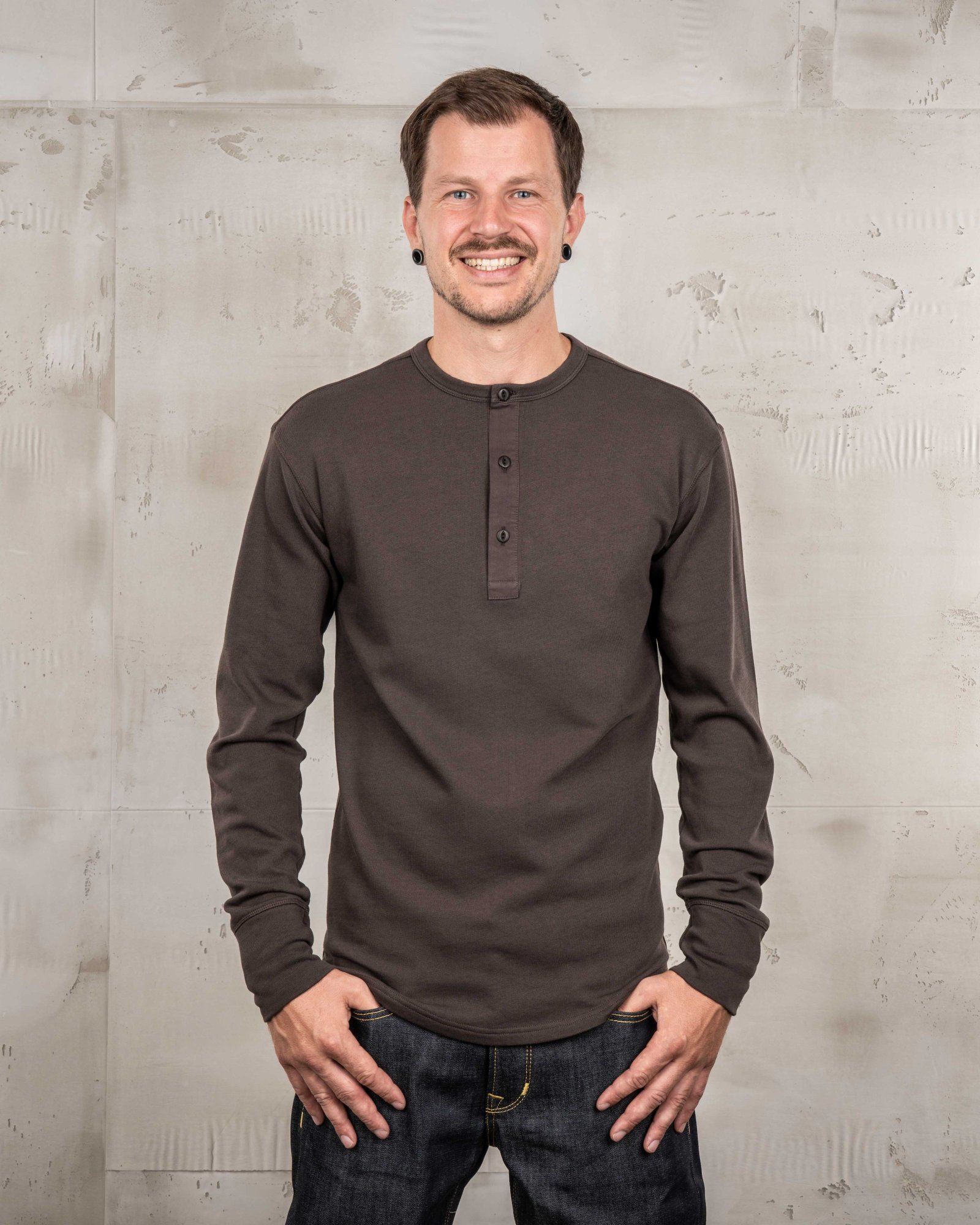 Utility Shirt Long Sleeve Pike Brothers — vintage shirt, front view