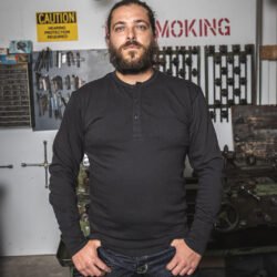Utility Shirt Long Sleeve Pike Brothers — vintage shirt, front view