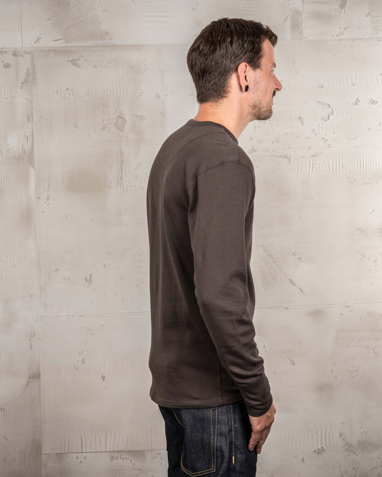 Utility Shirt Long Sleeve Pike Brothers — vintage shirt, back view