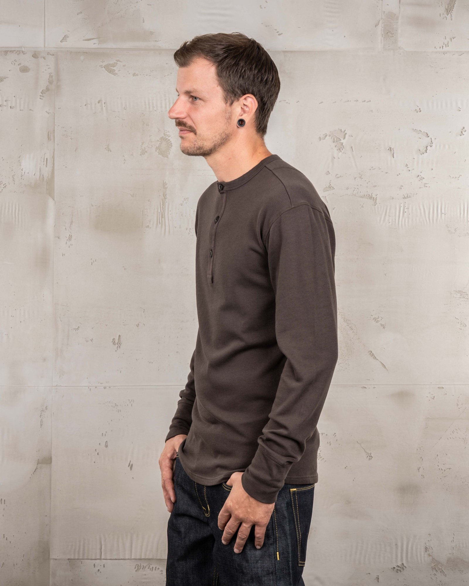 Utility Shirt Long Sleeve Pike Brothers — vintage shirt, stitching detail