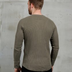 Waffle Shirt Army Pike Brothers — vintage shirt, back view Waffle Shirt Army Pike Brothers — vintage shirt, back view