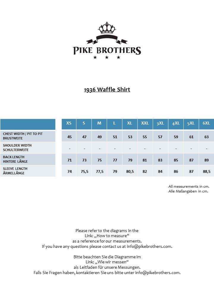 Waffle Shirt Black Pike Brothers — vintage shirt, worn in context
