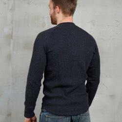 Waffle Shirt Iron Grey Pike Brothers — vintage shirt, back view Waffle Shirt Iron Grey Pike Brothers — vintage shirt, back view