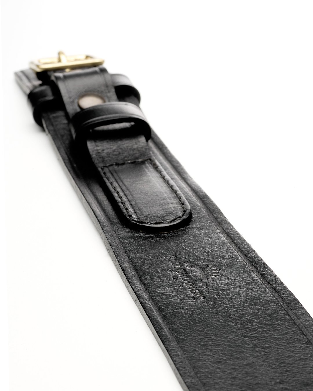 Western Belt Dark Grey Pike Brothers — vintage belt, craftsmanship detail