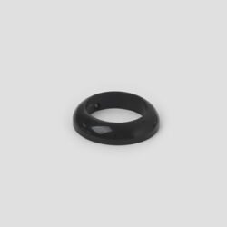 Bague de finition poignée noir anodisé 25,4 mm (1 pouce) Poignée de gaz KustomTech noir anodisé 25,4 mm (1 pouce) vue principale sur fond neutre