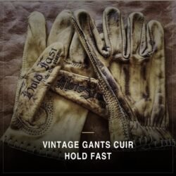 VINTAGE GANTS CUIR HOLD FAST