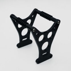 Fork brace Kustom Tech Harley Softail, FXWG et FXST noir anodisé Fork brace KustomTech Harley Softail, FXWG et FXST vue principale sur fond neutre