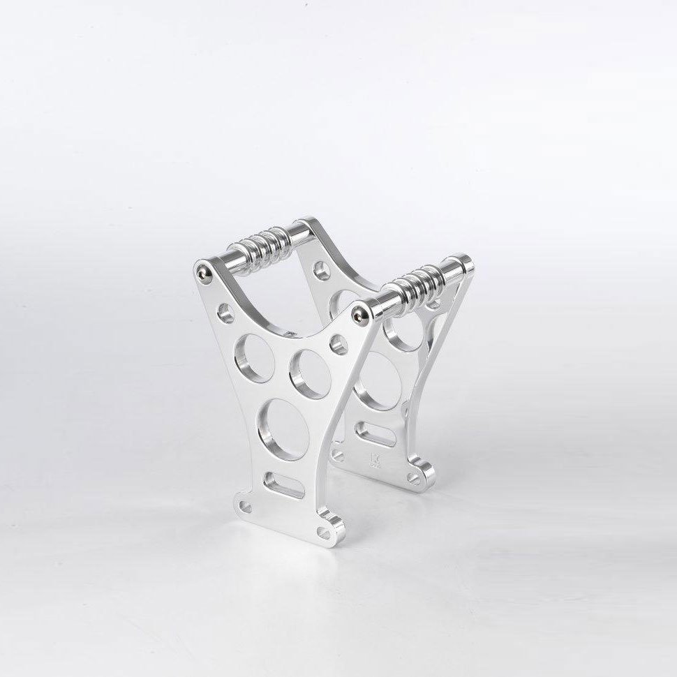 Fork brace KustomTech poli Harley Sportster et FXR Fork brace KustomTech vue principale sur fond neutre