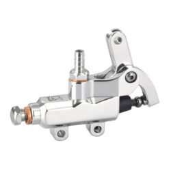 Maître-cylindre KustomTech poli alésage 14 mm Maître-cylindre KustomTech poli vue principale sur fond neutre
