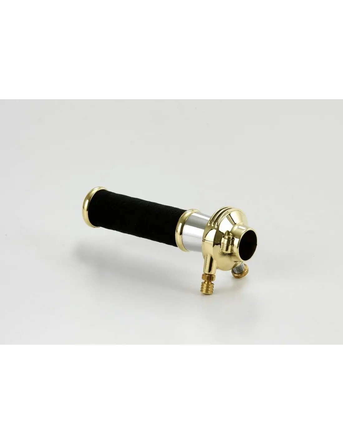 Poignées KustomTech 25,4 mm (1 pouce) Poignée de gaz KustomTech 25,4 mm (1 pouce) détail de l’usinage CNC pour moto custom
