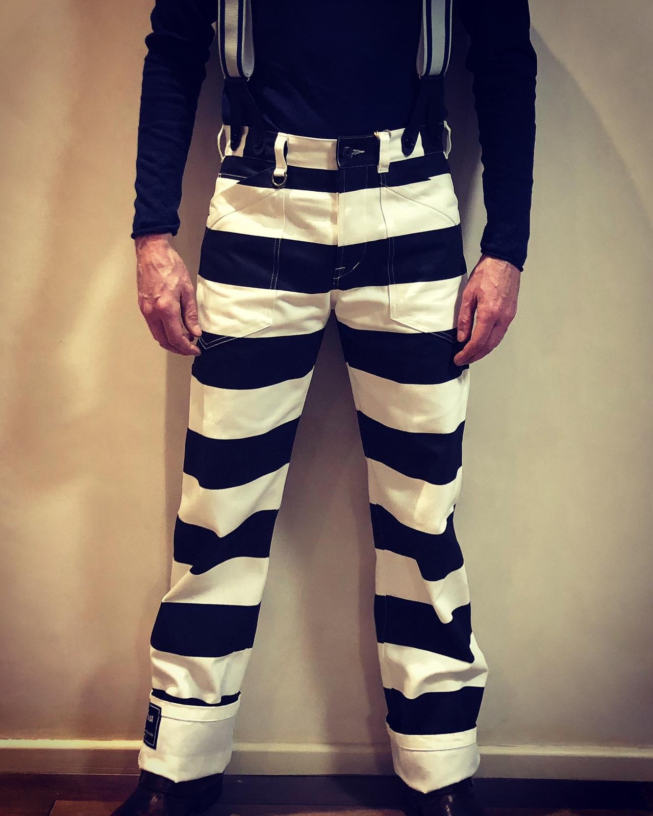 Pack Bagnard — Pantalon Hold Fast 16oz + Bretelles 1937 Pack pantalon prisonnier Hold Fast 16oz avec bretelles Pike Brothers 1937
